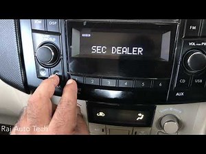 How to unlock the radio of the Suzuki Swift - Suzuki Swift (Rs41, MK 4)
