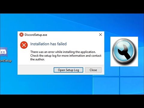 How to fix discord's installation has failed error when trying to install the program