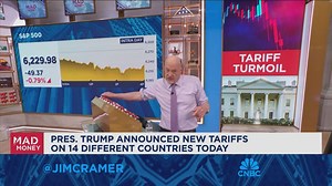 I would have expected a bigger decline on the tariff news, says Jim Cramer