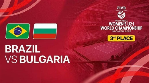 3rd Place: Brazil vs Bulgaria - Full Match | FIVB Women's U21 World Championship 2025