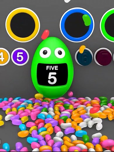 2024 | Learn to Count Numbers 1 to 10 for Toddlers A Lot of Candy Ice Cream Surprise Eggs