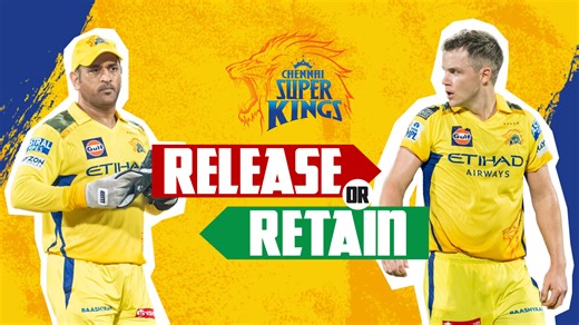 IPL 2026 Auction: Who will CSK release❓ Devon Conway - ₹6.25 cr 🤔 Sam Curran - ₹2.40 cr 😲 Find out👇 | cricbuzz