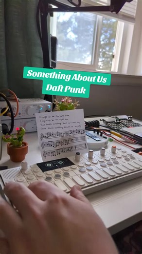 Something About Us - Daft Punk cover This is my first time using a vocoder and it's a little awkward at first but it's super fun! #daftpunk #cover #vocoder #teenageengineering #op1