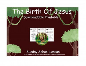 The Birth Of Jesus Sunday School Lesson