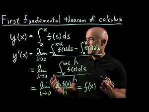 First Fundamental Theorem of Calculus Explained | Lecture 23 | Calculus for Engineers