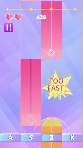 Magic Piano Music: Tap Tiles to the Beat, Game Over After 3 Misses on Easegame