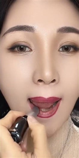 Velvet Matte Lipstick for Fall & Winter | Classy Lip Look | Lipstick Swatch Sharing #shorts #beauty