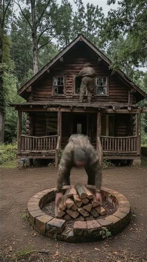 Turned This Abandoned Cabin Into the Perfect Retreat! #cabin #relax #survival