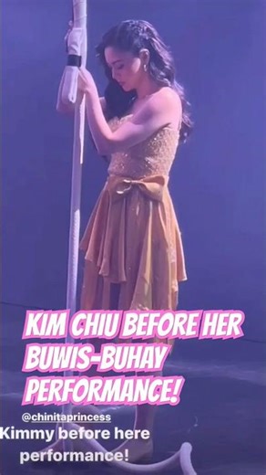 🔥Kim Chiu before her BUWIS-BUHAY na performance sa Showtime!❤️