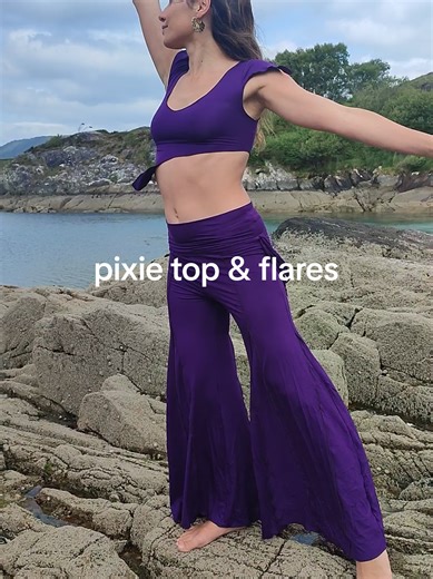 we love flares! check out our dance pants #festivalflares #ekekocrafts #viral #trending