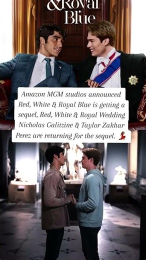 Red, White and Royal Blue is getting a sequel Red, White and Royal Wedding