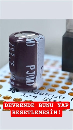 Devreniz Sürekli Reset mi Atıyor? Çözümü Bu Kuruşluk Parçada! 🛠️⚡️
