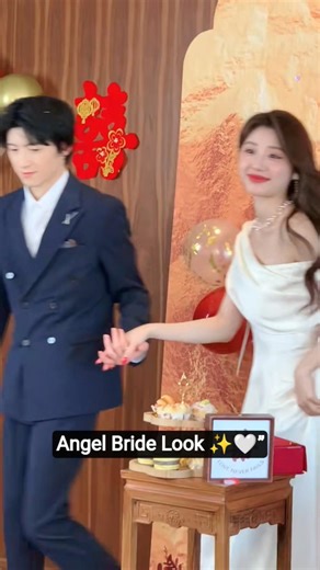 “Angel Bride Look ✨🤍 | Dream Wedding Reel #viralvideo