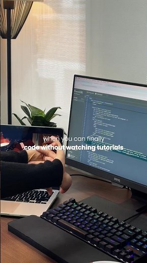 Watching tutorials feels productive but practicing coding is what actually moves you forward! 🫶