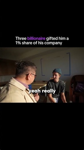 He Gave a Stranger 1% of His Company 🤯💰