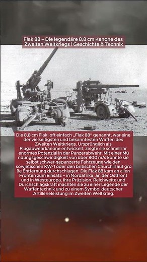 Flak 88 – Die legendäre 8,8 cm Kanone des Zweiten Weltkriegs | Geschichte & Technik