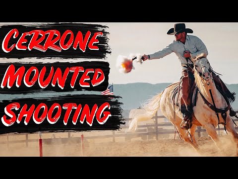 Cowboy Cerrone Mounted Shooting in Tombstone Arizona