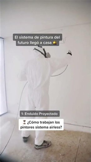 SE ACABÓ LA BROCHA CON LA PINTURA AIRLESS.#casapropia #arquitectura #construir