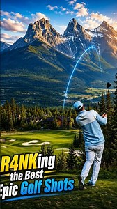 R4NKing the Best Epic Golf Shots #Golf #Views