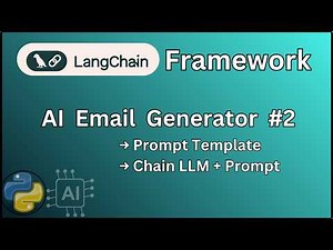 LangChain Project 1. Build AI Email Generator using Gemini | Prompt Templates & Chains (Python)