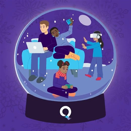 Season’s streaming's from Quantum Fiber Internet ®! May the magic of the holidays surround you with warmth, joy, and speedy connections. Limited availability. Service in select locations only. | Quantum Fiber
