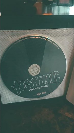 The day two was showing off my CD collection CD:*NSYNC greatest hits