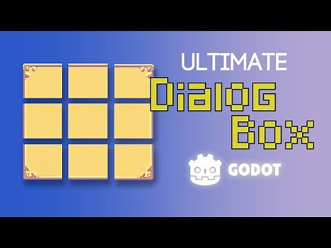 How to Make the Ultimate DIALOGUE BOX in Godot