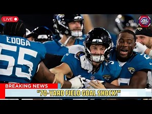 Cam Little’s Insane 70-Yard Field Goal! | Jaguars vs Steelers Preseason Highlight । USA TODAY NEWS