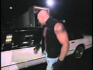 GOLDBERG broke the window but broken his fist - YouTube.flv