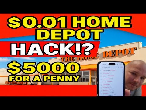 $0.01 Home Depot Hack!? Scoring $5000 Worth of Stuff for Pennies! ⭐