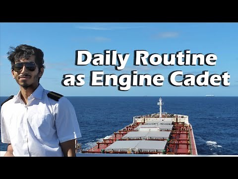Daily Routine As Engine Cadet || How To Learn Work On Ship