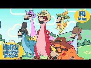 Harry and His Bucket of Dinosaurs 🦕 Aaagh! (HD Full Episode)
