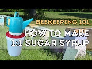 How To Make 1:1 Sugar Syrup | Beekeeping 101 | Elzner Farms