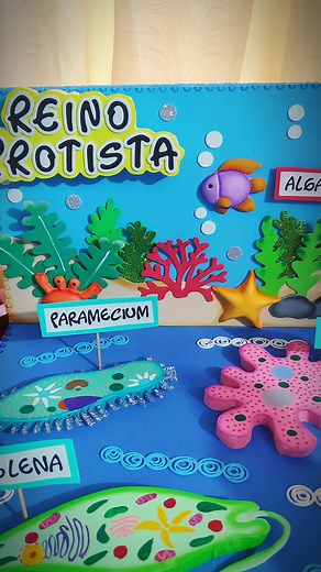 Maqueta del Reino Protista: Guía Creativa