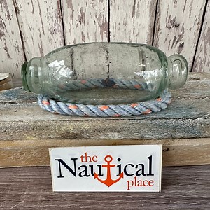 Japanese Glass Fishing Float, Tohoku Roller, Vaseline Color, Authentic Fish Net Buoy From Japan - Etsy