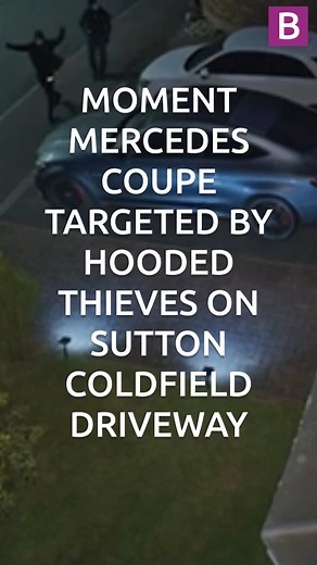 Moment Mercedes coupe targeted by hooded thieves on Sutton Coldfield driveway #birmingham #suttoncoldfield #Crime #cartheft #birminghamuk #breakingnews #news | Birmingham Live