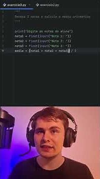 Calculando Média Escolar com Python 🐍