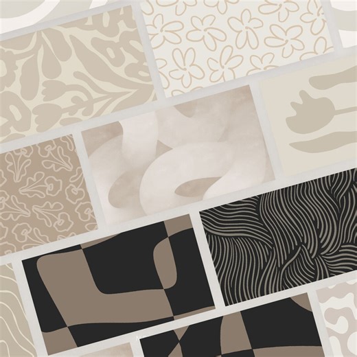 Neutral Abstract Desktop Wallpaper | Modern Laptop Background (digital Download) - Etsy