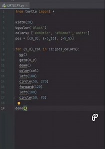 python programming//Tik tok Logo😯😯// #shorts