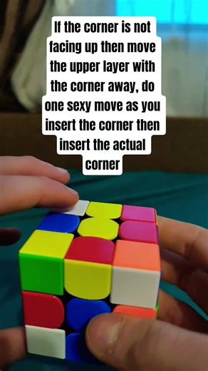 If you use begginers method for solving a 3x3, this will save you time. #rubikscube #cubing #3x3
