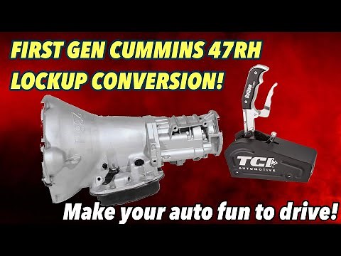 First Gen Cummins 47RH Lockup Transmission Conversion + Ratchet Shifter Install