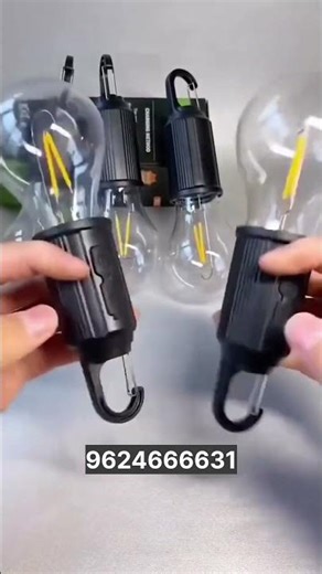 Rechargeable LED Camping Tent Light – Portable Lantern with 3 Lighting Modes for Outdoor