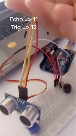 Object Tracking Radar System#servomotor#ultrasonicsensor#arduino#techtutorial#اختراعات #تجربة_علمية