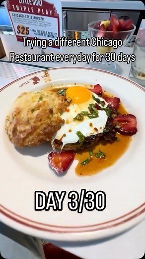 trace on Instagram: "Trying a new Chicago restaurant everyday for 30 days Day 3/30 - Little Goat Diner, Southport #foodie #chicago"