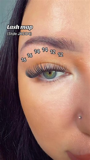 Easy Cluster Lash Map Tutorial: Style JAC04