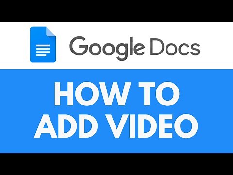 How To Add Video in Google Docs | Embed Video | Google Docs Tutorial