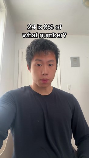 Solve: 24 is 8% of What Number?