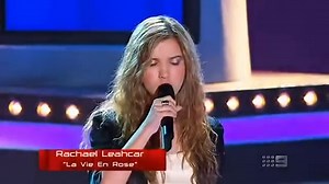 Rachael Leahcar sings on The Voice Australia season one