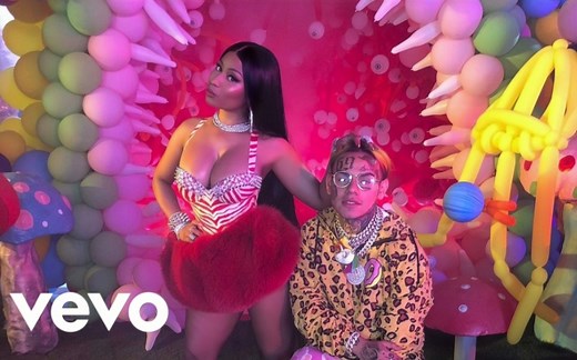 [MV]经典回顾-Nicki Minaj联手6ix9ine单曲FEFE官方MV