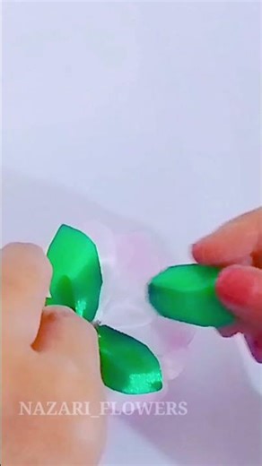 DIY| TUTORIAL BUNGA LOTUS DARI PITA SATIN #satinflower #shorts